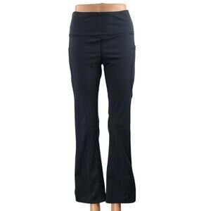 Baleaf Womens Black High Waisted Flare Bootcut Yoga Athletic Leggings Pants Sz S